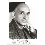 Ben Kingsley signed 6x4 - black and white image, signed at the foot. Good Condition. All signed