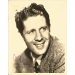 Rudy Vallee signed 10x8 vintage photo. Good Condition. All signed pieces come with a Certificate