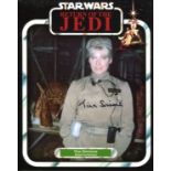 Star Wars. 8 x 10 inch photo signed by Star Wars actress Tina Simmons who played a Rebel technician.