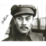 Burt Kwok Actor Signed Pink Panther 8 x 10 inch Photo. Good Condition. All signed pieces come with a