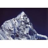 Mount Everest. 8x12 inch photo of Mount Everest, signed by the late George Band, a member of the