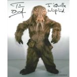 Lot of 2 Star Wars hand signed 10x8 photos. This auction is for a set of two hand signed photos.