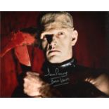 Dave Prowse. 8 x 10 inch Hammer horror movie photo signed by Dave Prowse as Frankenstein. Good