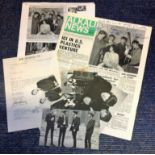 Beatles John Lennon signed 1963 Alkali News newspaper, an in-house magazine for chemical giant