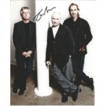 Tony Banks signed 10x8 colour Genesis photo. Good Condition. All signed pieces come with a