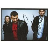 Manic Street Preachers signed 7x5 colour photo. Good Condition. All signed pieces come with a