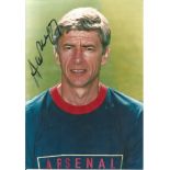 Arsene Wenger Signed Arsenal 5x7 Promo Photo. Good Condition. All signed pieces come with a