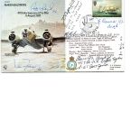 RAF FDC Signed By Capt Upham VC*, 6 VCs & 2 USA Pilots, C H Upham VC * New Zealand, E Kenna VC