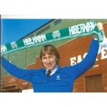 Autographed 12 x 8 photo, ALAN ROUGH, a superb image depicting Hibernian's new signing posing for