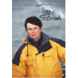 Tracey Edwards signed 12x10 colour photo. British sailor. In 1989 she skippered the first all-female
