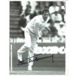 John Emburey Signed England Cricket 8 x 10 inch Photo. Good Condition. All signed pieces come with a