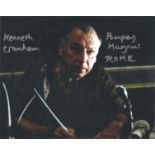 Kenneth Cranham Actor Signed Rome 8 x 10 inch Photo. Good Condition. All signed pieces come with a