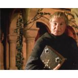 Cadfael. 8 x 10 inch photo signed by actor Sir Derek Jacobi from the TV series Cadfael. Good