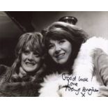 The Liver Birds. 8 x 10 inch photo from the comedy series 'The Liver Birds' signed by actress