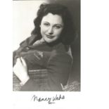 Nancy Wake WW2 resistance heroine signed 6 x 4 b/w portrait photo. Nancy Grace Augusta Wake, AC,
