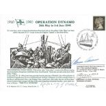 Lt Ervine Andrews VC, Cdr Nettle, Lord Kaberry signed scarce Navy cover Operation Dynamo RNCC615.