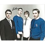 Inbetweeners signed 10x8 colour photo signed by 2. Good Condition. All signed pieces come with a
