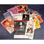 Theatre flyer signed collection. 14 items. Among the signatures are Carole Royle, Geoffrey