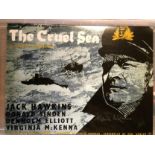 The Cruel Sea. 16x12 inch photo poster for the British war film The Cruel Sea signed by actress