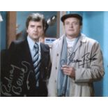 The Likely Lads. 8 x 10 inch photo from The Likely Lads signed by the late Rodney Bewes and his co-