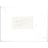 Nat Lofthouse signed white card. (27 August 1925 - 15 January 2011) was an English professional