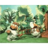 Lot of 3 Wombles hand signed 10x8 photos. These beautiful hand-signed photos depict Albert Wilkinson