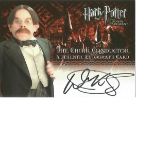 Warwick Davis as The Choir Conductor signed Harry Potter Prisoner of Azkaban autographed Artbox