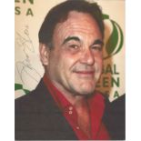Oliver Stone Film Director Signed 8 x 10 inch Photo. Good Condition. All signed pieces come with a