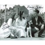 The Railway Children. 8 x 10 inch photo from The Railway Children signed by Sally Thomsett & Bernard