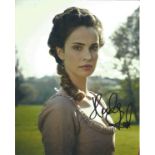 Heida Reed Actress Signed Poldark 8 x 10 inch Photo. Good Condition. All signed pieces come with a