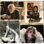 Tv & Film Collection. A collection of EIGHT TV and Film 8 x 10 inch photos signed by Caroline Munro,