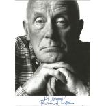 Richard Wilson signed 7x5 - black and white head shot, dedicated 'Hi Simon!'. Good Condition. All