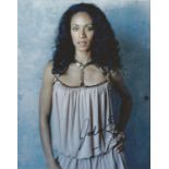 Jada Pinkett Smith signed 10 x 8 colour Photoshoot Portrait Photo, from in person collection