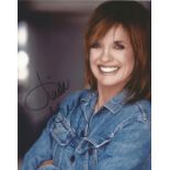 Linda Gray signed 10 x 8 colour Photoshoot Portrait Photo, from in person collection autographed