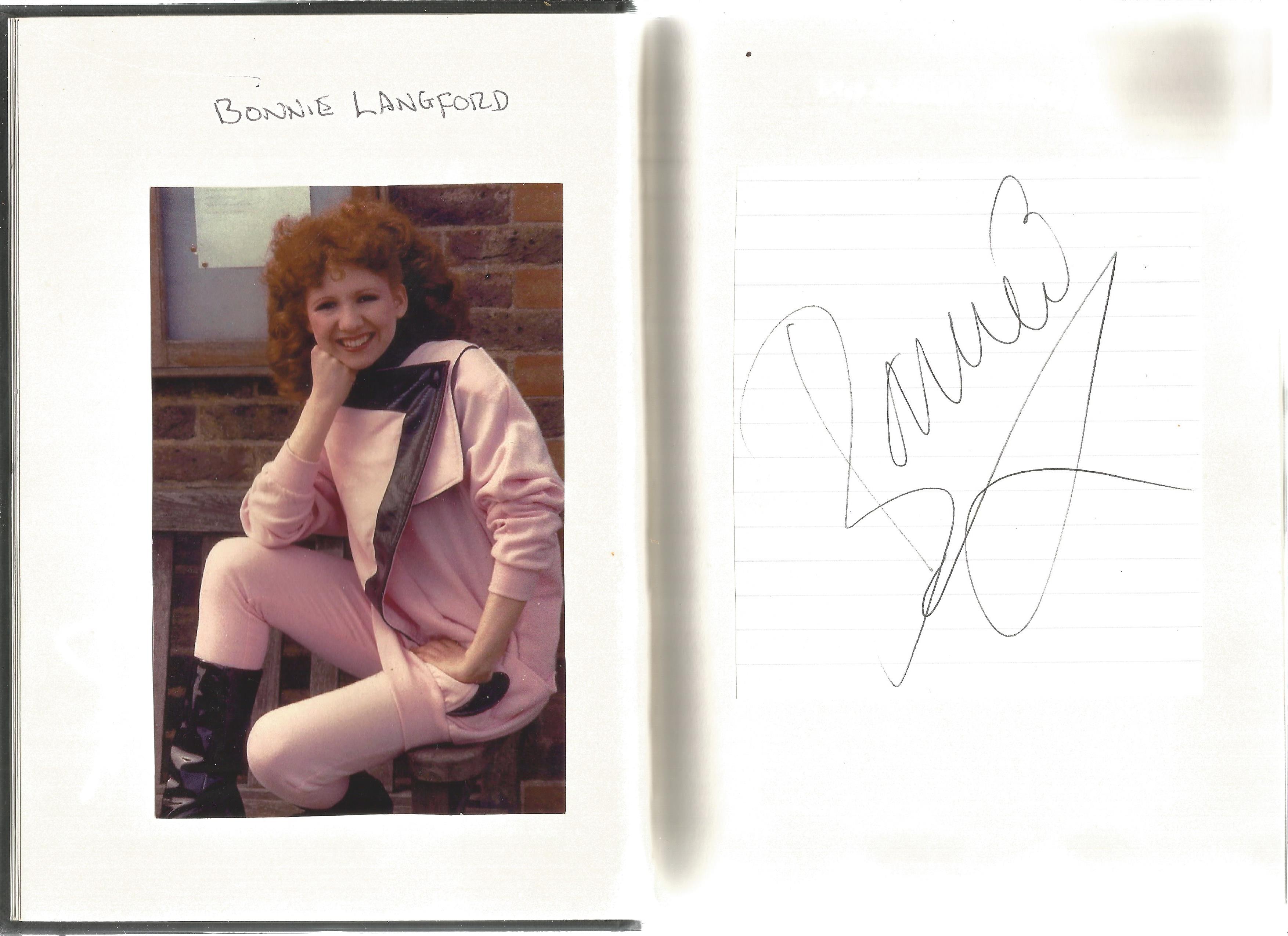 Autograph book with 50+ signatures on 8x6 pages. Some of signatures included are Tom Conti, Royce - Image 5 of 6
