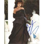 Joan Collins signed 10 x 8 colour Photoshoot Portrait Photo, from in person collection autographed