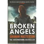 Graham Masterton signed book Broken Angels. Signed on inside page. Good Condition. 400 pages. All