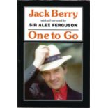 Jack Berry signed autobiography It's Tougher at the Bottom. Signed on inside page. Hard back with