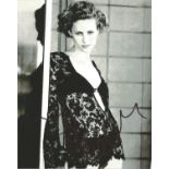 Leslie Mann signed 10 x 8 b/w Photoshoot Portrait Photo, from in person collection autographed at