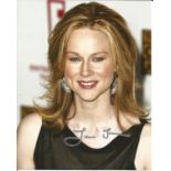 Laura Linney signed 10 x 8 colour Photoshoot Portrait Photo, from in person collection autographed