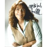 Karen Allen signed 10 x 8 colour Indiana Jones Photoshoot Portrait Photo, from in person