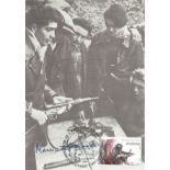 Maurice Buckmaster SOE hero WW2 signed 6 x 4 postcard only 33 signed RARE, leader of the French