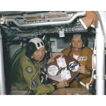 Tom Stafford Astronaut signed 10 x 8 colour Apollo Soyuz Test Project photo, also flew Apollo 10,