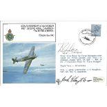 WW2 ace Bob Doe DFC signed Battle of Britain RAF FDC