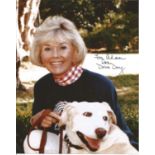 Doris Day signed 10x8 colour photo. Dedicated. Good Condition. All signed pieces come with a