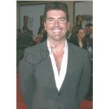 Music and TV Simon Cowell 12x8 signed colour photo. Simon Phillip Cowell born 7 October 1959 is an