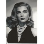 Lizabeth Scott signed 7x5 b/w photo. Dedicated. Good Condition. All signed pieces come with a