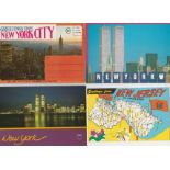 Historic 1976 Postcards of New York City preceding 9/11 with the 'Twin Towers' intact. (a) with