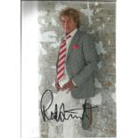 Music Rod Stewart 12x8 signed colour photo. Sir Roderick David Stewart, CBE (born 10 January 1945)