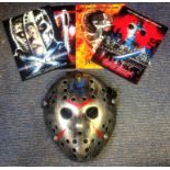 Kane Hodder Friday 13th hand-signed Jason Voorhees mask. Hand-Signed by Kane Hodder, who played